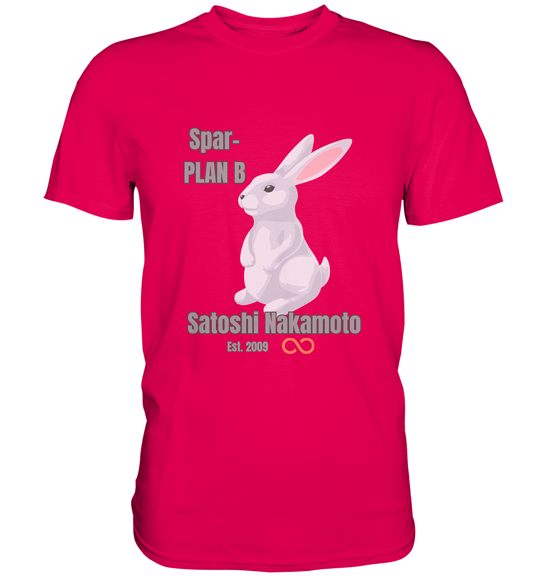Spar-PLAN B SATOSHI NAKAMOTO Est. 2009 (unendlich) - LADIES COLLECTION 21% automat. Rabatt bis zum Halving 2024  - Premium Shirt