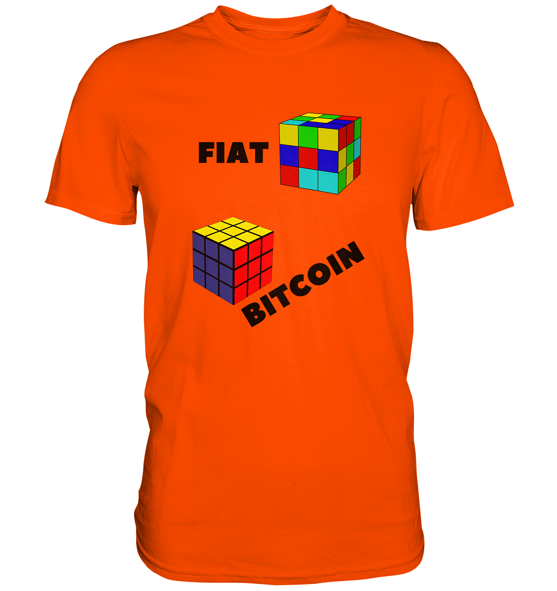 FIAT Cube Bitcoin Cube (Ladies Collection 21% Rabatt bis zum Halving 2024)   - Premium Shirt