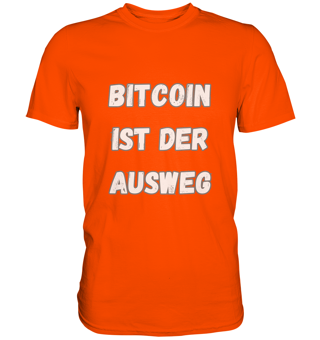 BITCOIN IST DER AUSWEG - LADIES COLLECTION 21% automat. Rabatt bis zum Halving 2024  - Premium Shirt