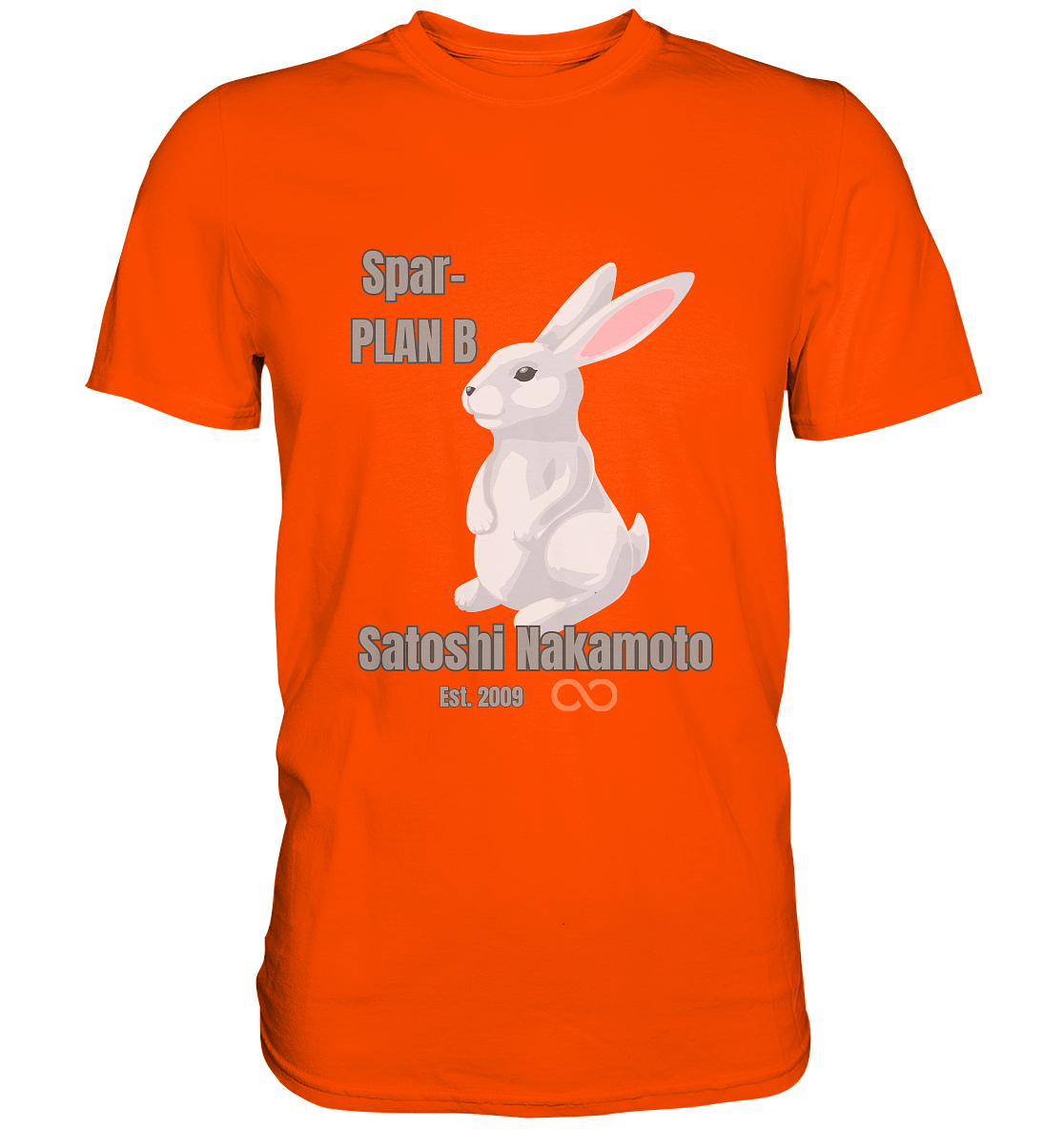 Spar-PLAN B SATOSHI NAKAMOTO Est. 2009 (unendlich) - Premium Shirt
