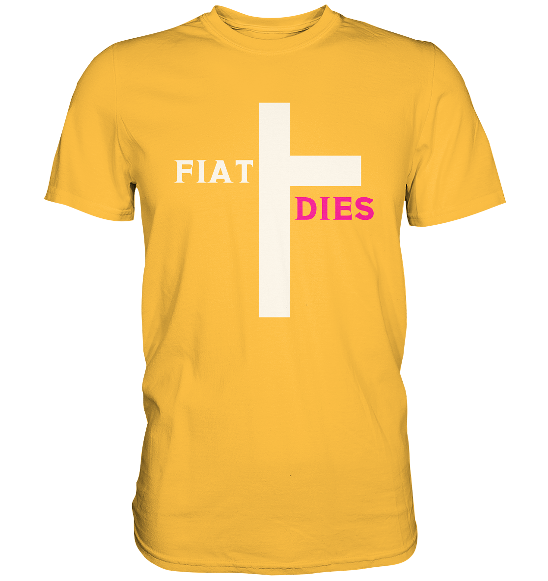 FIAT DIES (weiss / pink) - Ladies Collection  - Premium Shirt