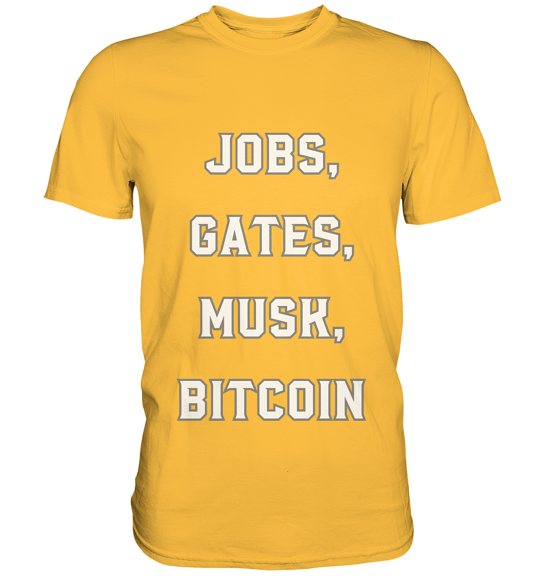 Steve Jobs, Bill Gates, Elon Musk, BITCOIN - Premium Shirt