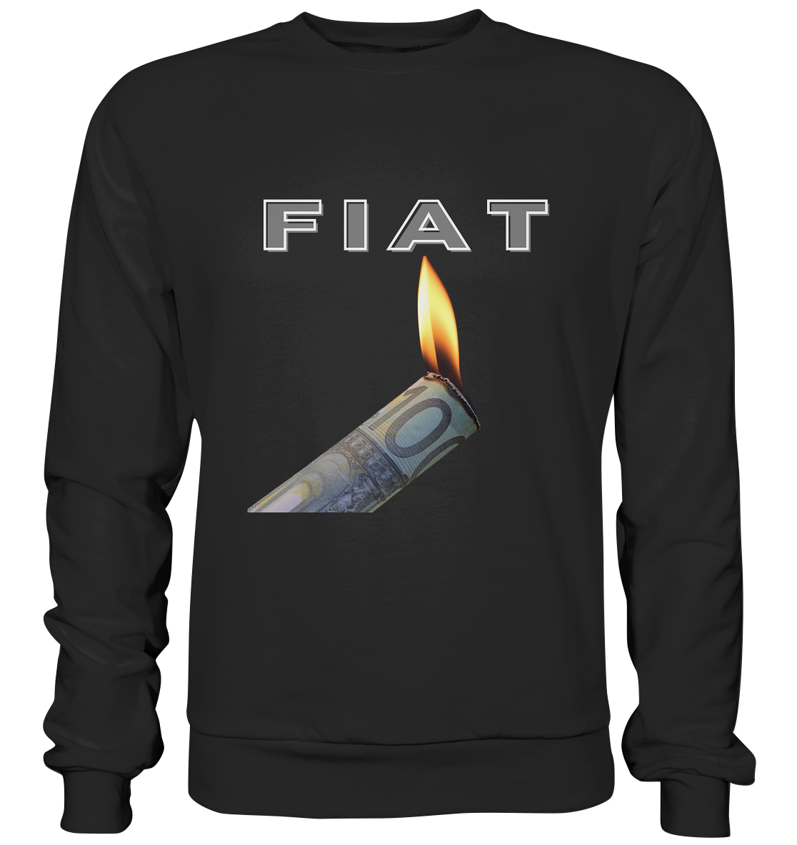 Fiat verbrennt Deine Zukunft - Premium Sweatshirt