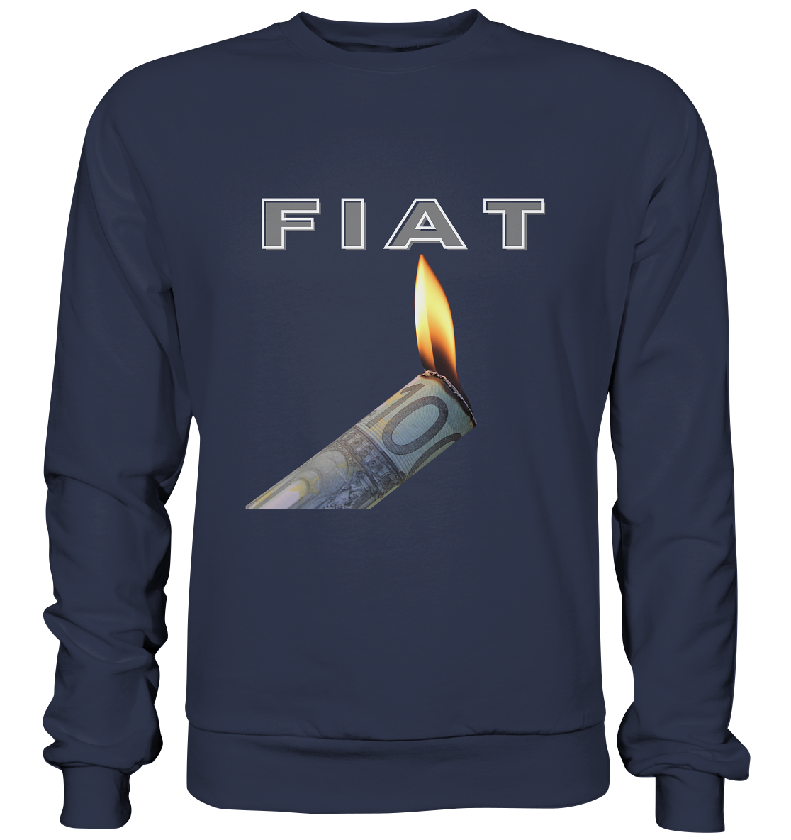 Fiat verbrennt Deine Zukunft - Premium Sweatshirt
