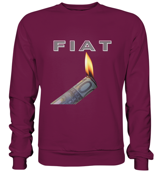 Fiat verbrennt Deine Zukunft - Premium Sweatshirt