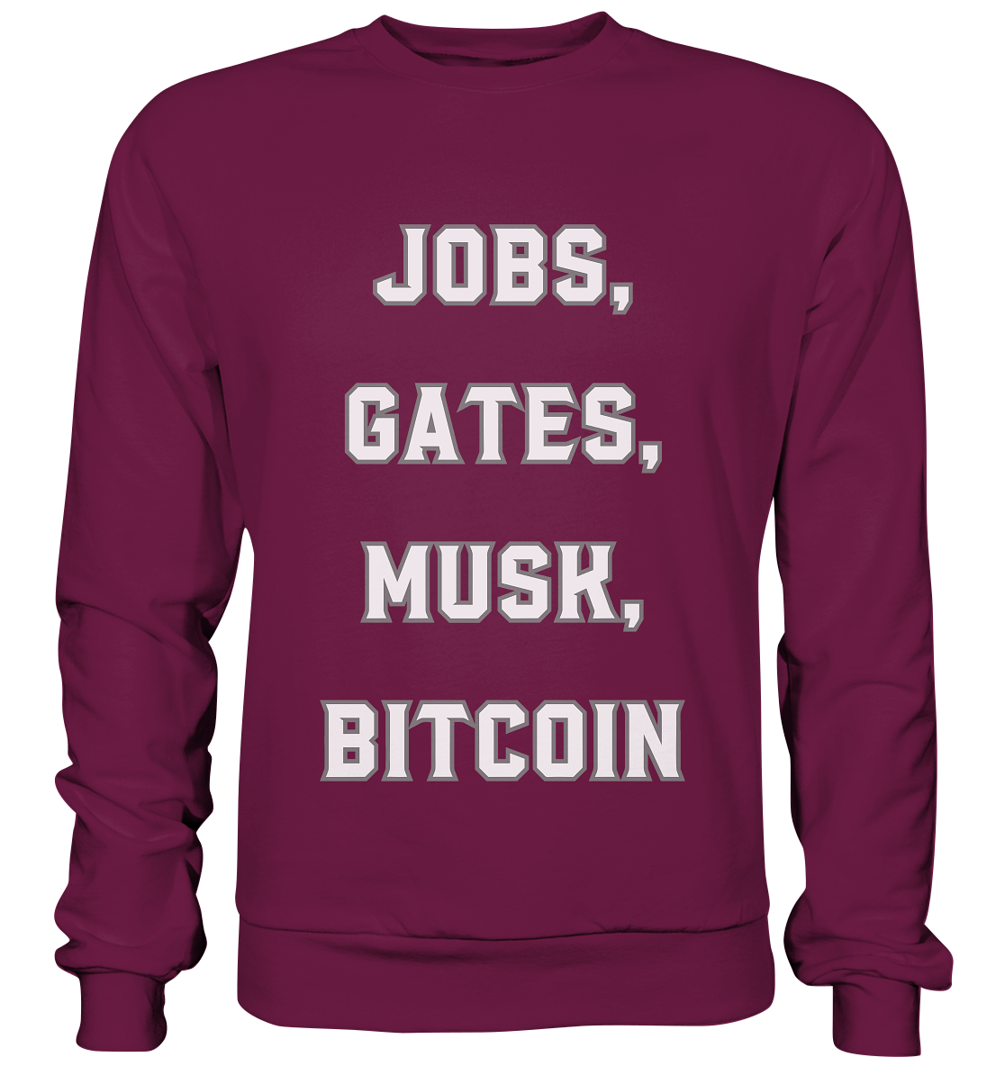 Steve Jobs, Bill Gates, Elon Musk, BITCOIN - Premium Sweatshirt