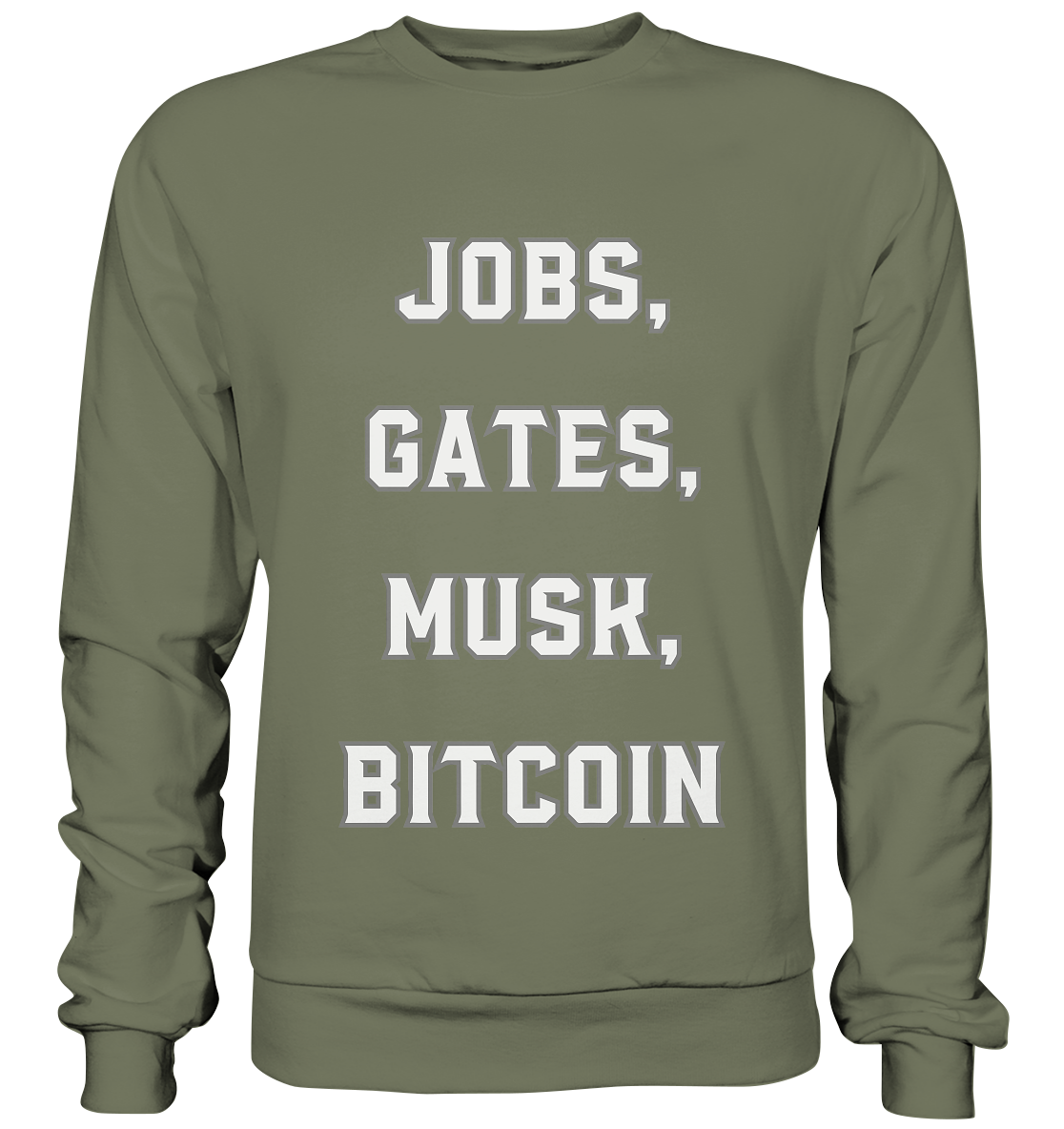 Steve Jobs, Bill Gates, Elon Musk, BITCOIN - Premium Sweatshirt