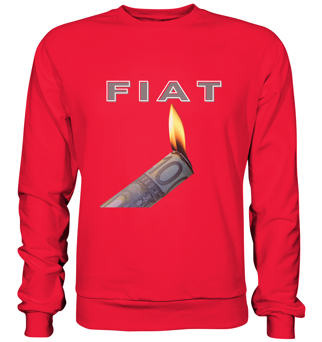 Fiat verbrennt Deine Zukunft - Premium Sweatshirt