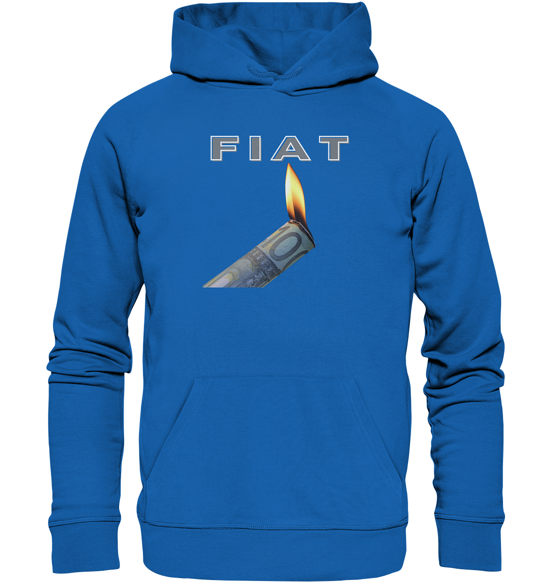 Fiat verbrennt Deine Zukunft - Premium Unisex Hoodie