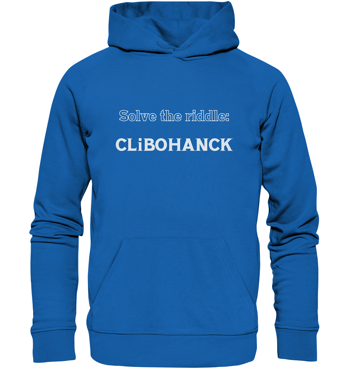 SOLVE THE RIDDLE - CLiBOHANCK - Premium Unisex Hoodie