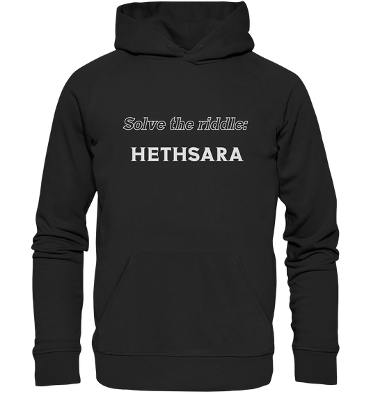 SOLVE THE RIDDLE - HETHSARA - Premium Unisex Hoodie
