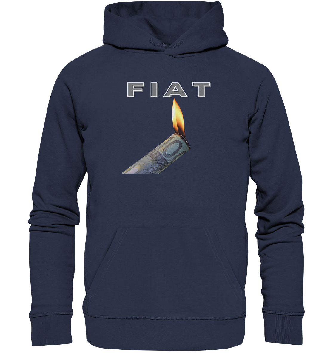 Fiat verbrennt Deine Zukunft - Premium Unisex Hoodie