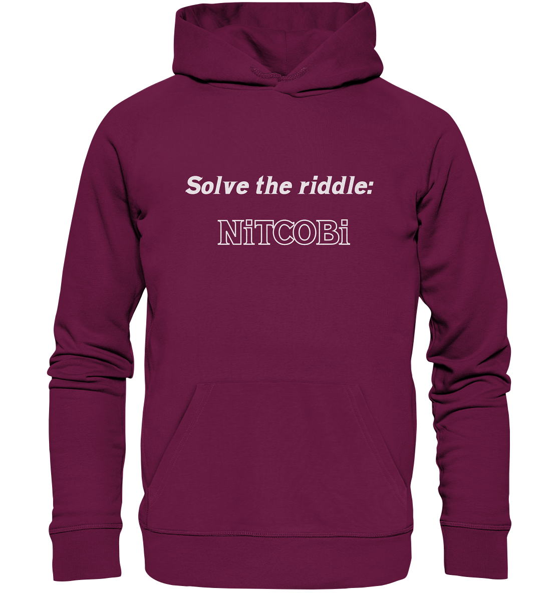 SOLVE THE RIDDLE - NiTCOBi - Premium Unisex Hoodie