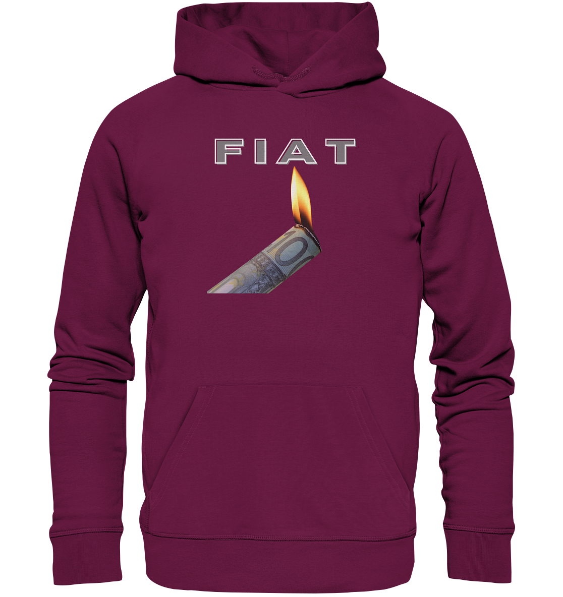 Fiat verbrennt Deine Zukunft - Premium Unisex Hoodie