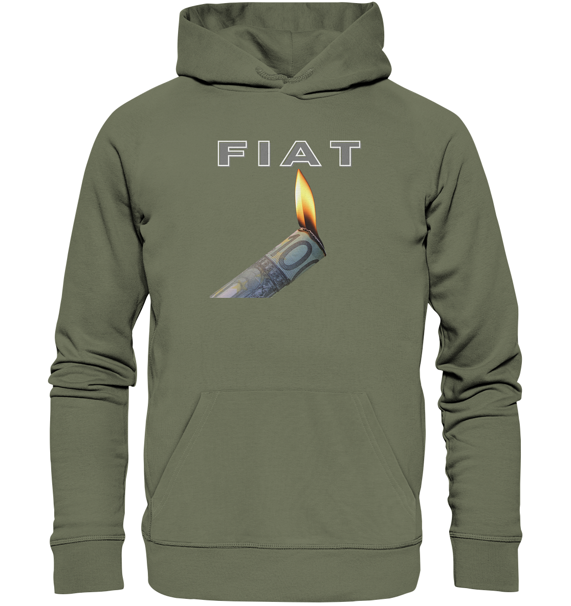 Fiat verbrennt Deine Zukunft - Premium Unisex Hoodie