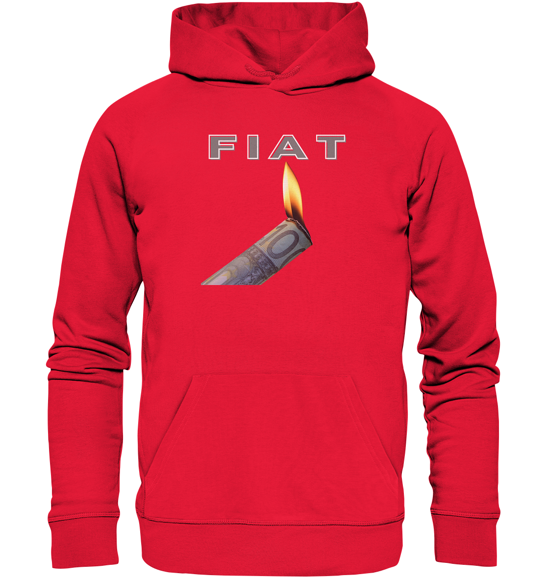 Fiat verbrennt Deine Zukunft - Premium Unisex Hoodie
