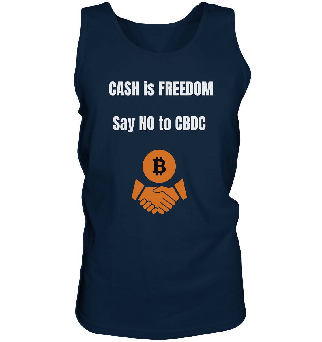 CASH is FREEDOM - say NO to CBDC - Tank-Top