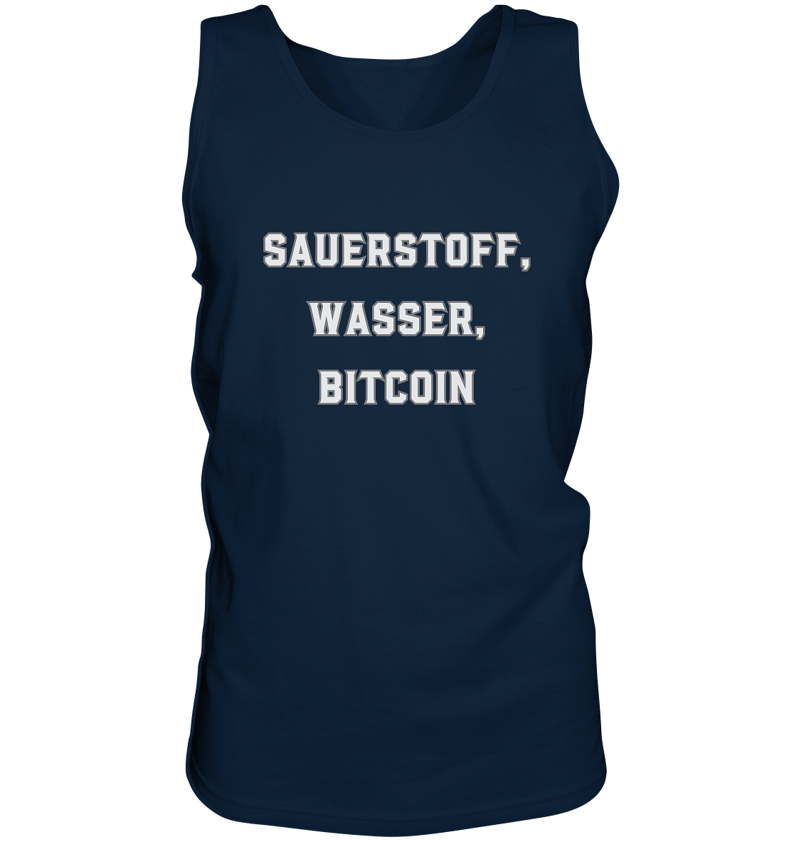 Sauerstoff, Wasser, Bitcoin - Tank-Top