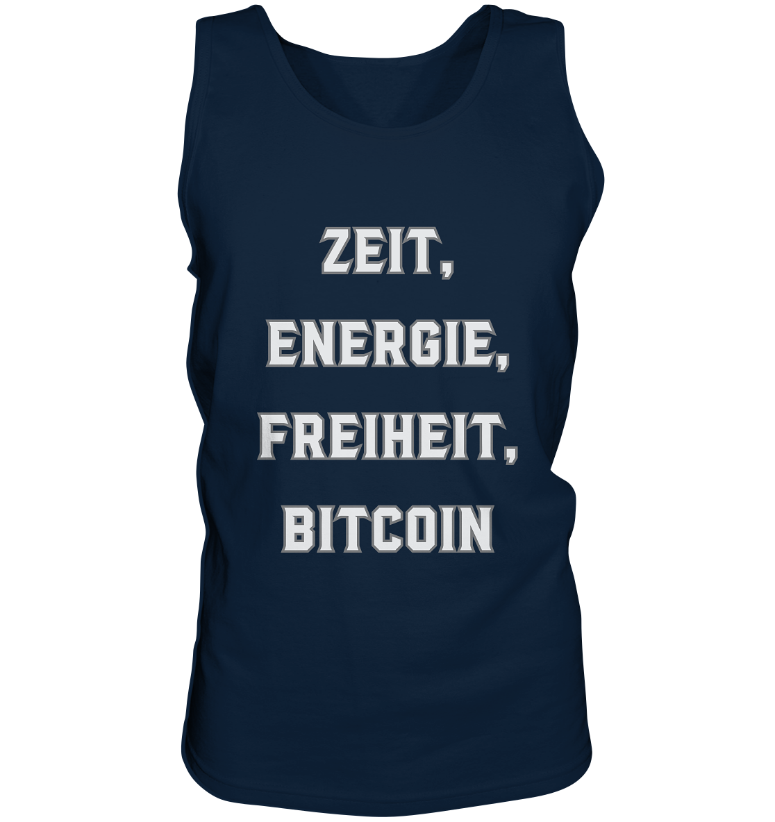 ZEIT, ENERGIE, FREIHEIT, BITCOIN - Tank-Top