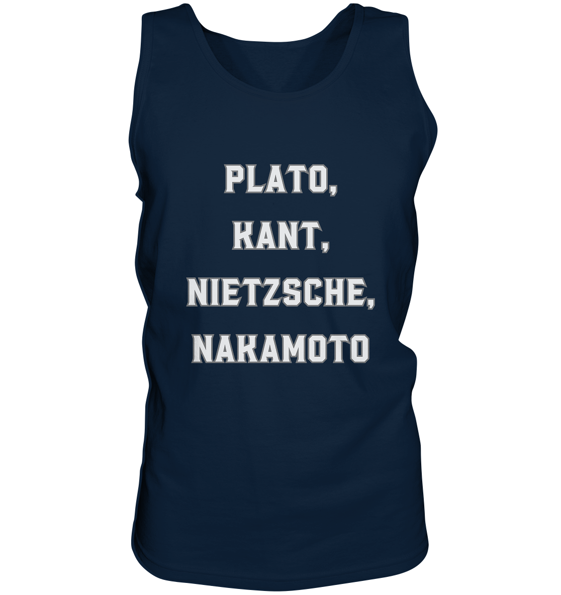 PLATO, KANT, NIETZSCHE, NAKANOTO - Tank-Top