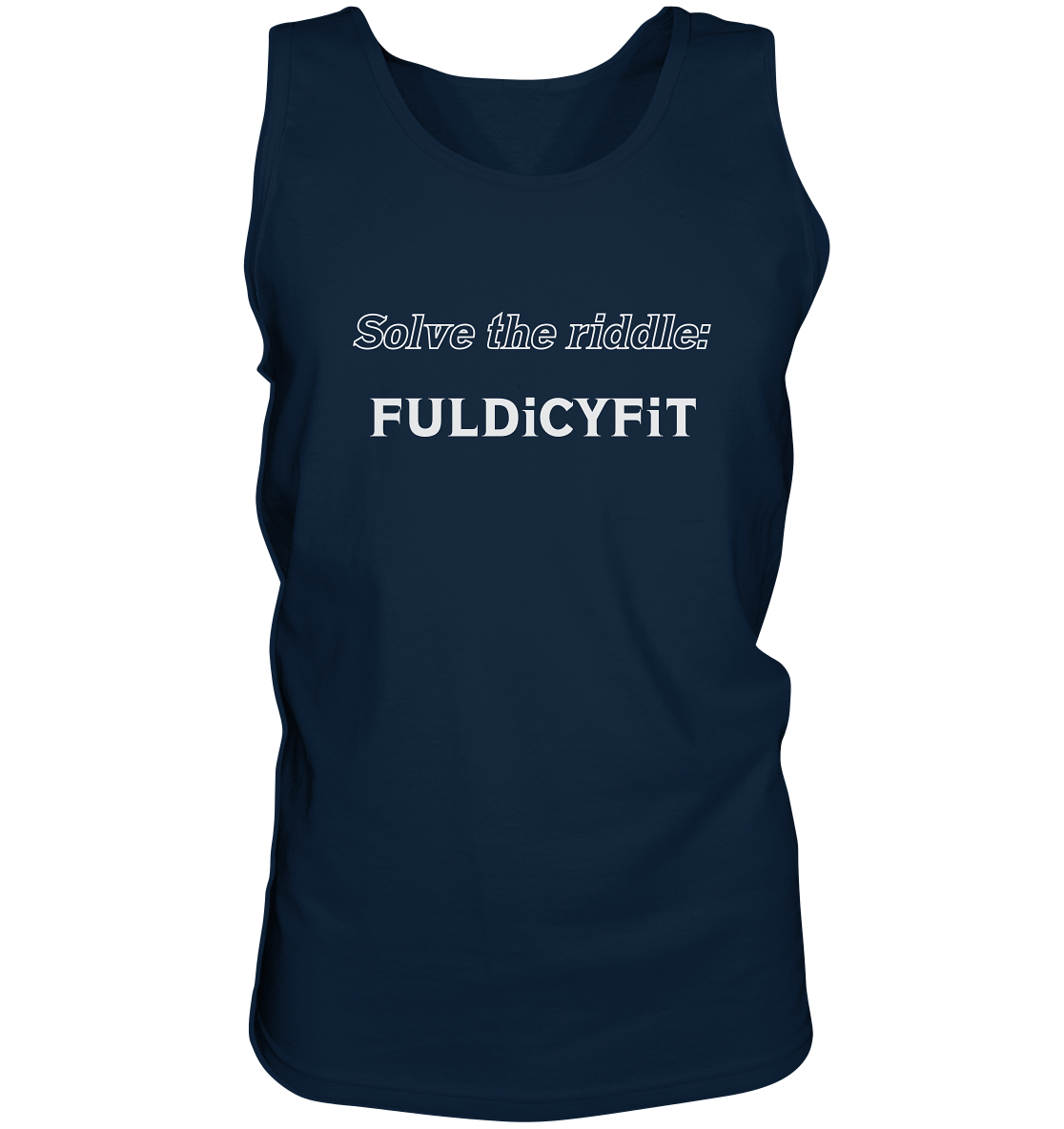 SOLVE THE RIDDLE - FULDiCYFiT - Tank-Top