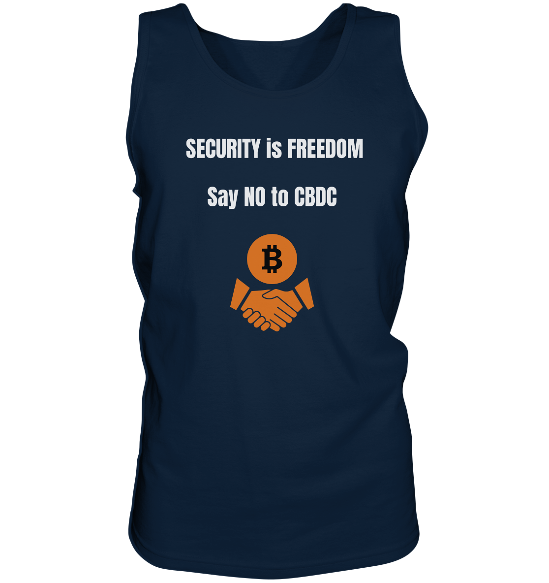 SECURITY is FREEDOM - say NO to CBDC  - Tank-Top