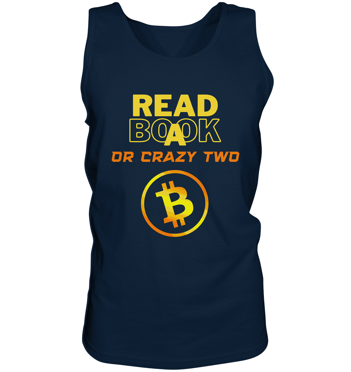 READ A BOOK or CRAZY TWO - (Schrift "crazy" in orange) - Tank-Top