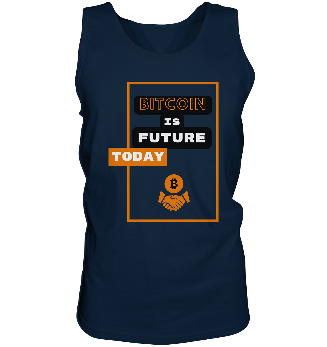 BITCOIN IS FUTURE TODAY - Var. black "B" - Tank-Top