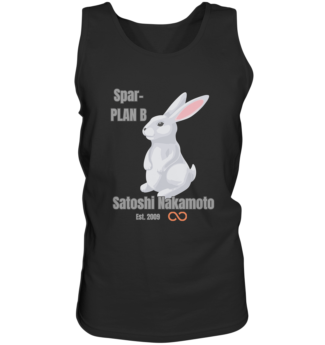 Spar-PLAN B SATOSHI NAKAMOTO Est. 2009 (unendlich) - Tank-Top