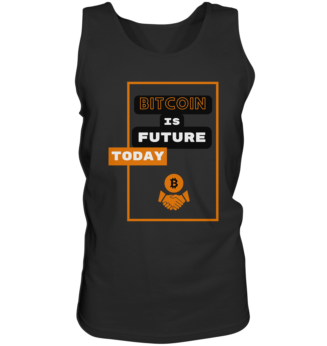BITCOIN IS FUTURE TODAY - Var. black "B" - Tank-Top