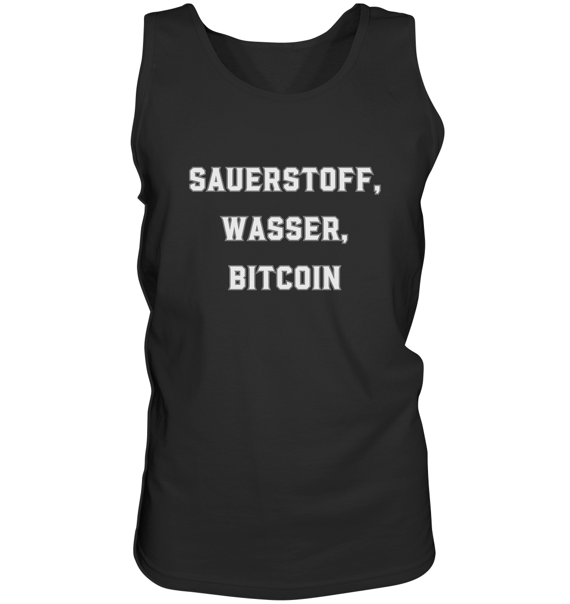 Sauerstoff, Wasser, Bitcoin - Tank-Top