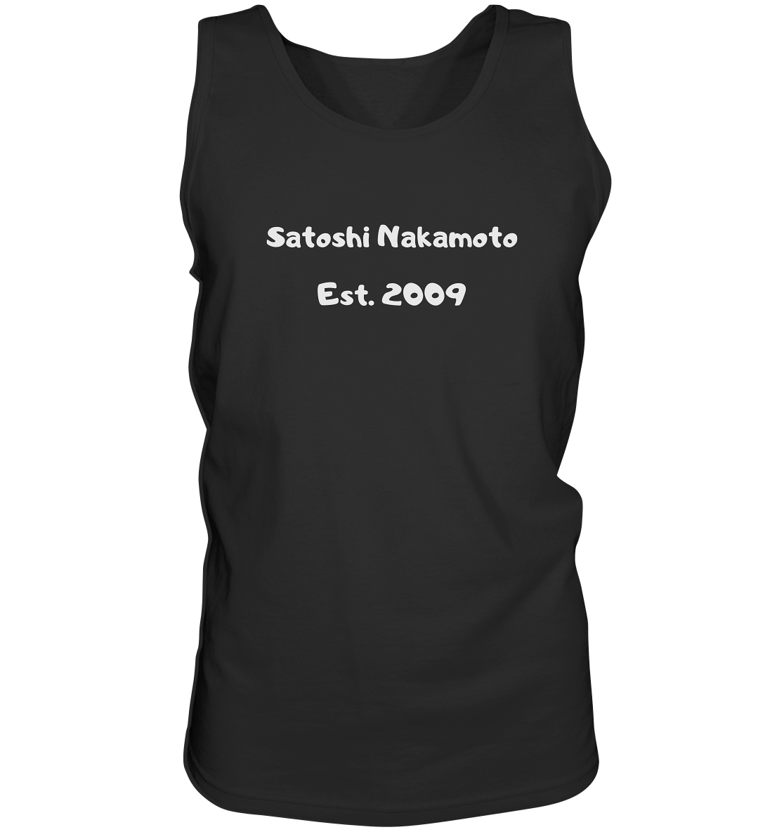Satoshi Nakamoto Est. 2009 (Signatur pur) - Tank-Top