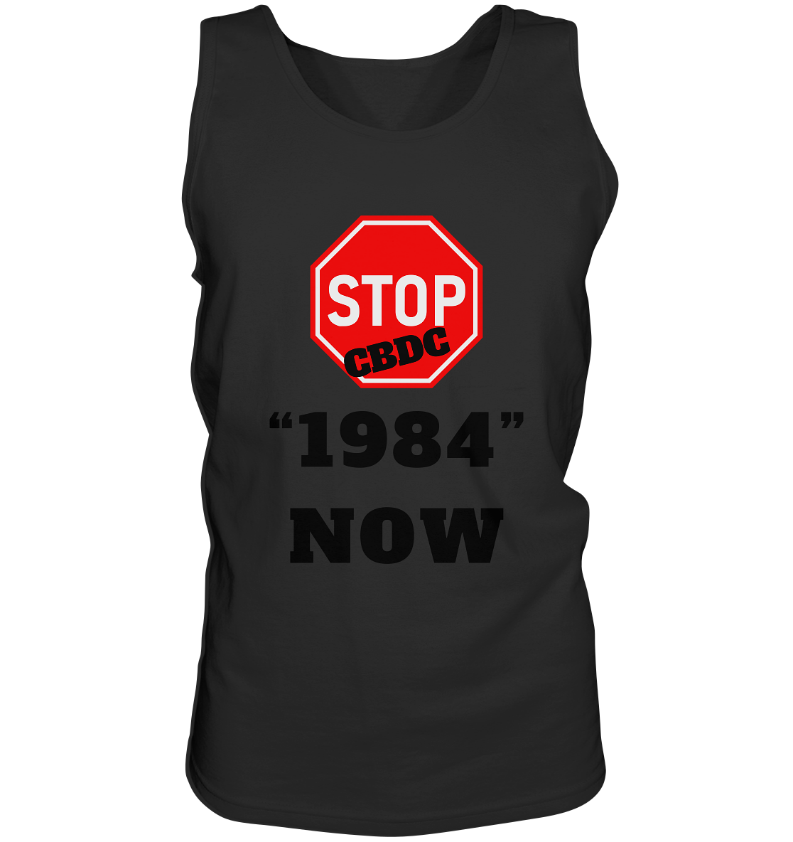 STOP CBDC "1984" NOW - Tank-Top