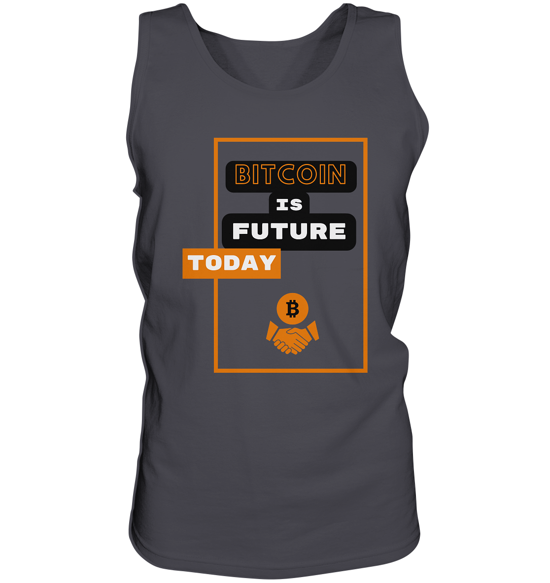 BITCOIN IS FUTURE TODAY - Var. black "B" - Tank-Top