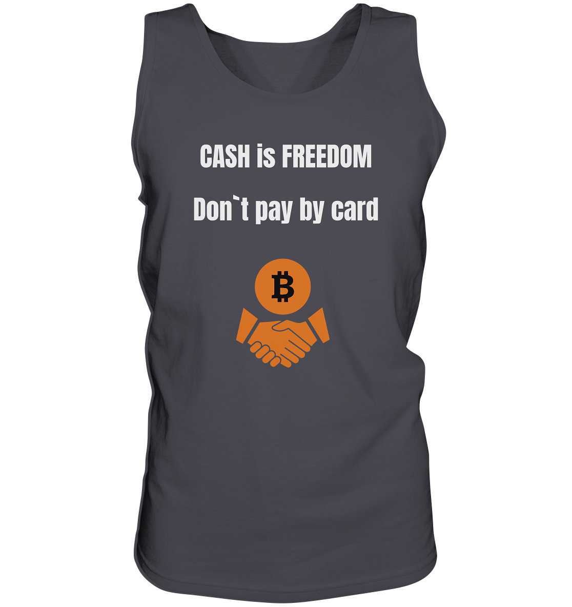 CASH is FREEDOM - Don`t pay by card - Tank-Top