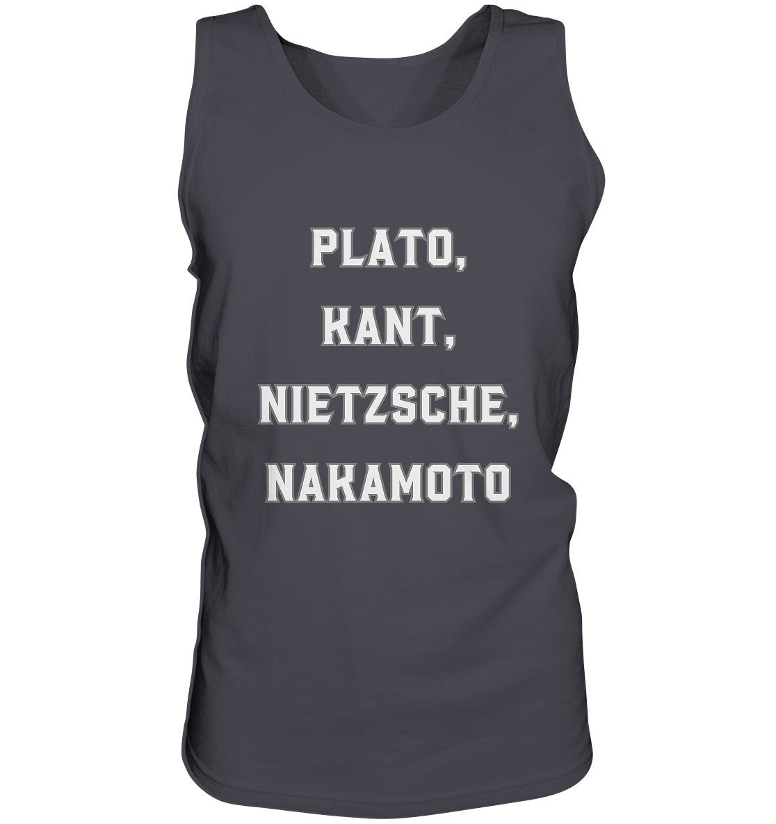 PLATO, KANT, NIETZSCHE, NAKANOTO - Tank-Top