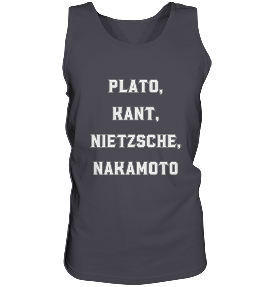 PLATO, KANT, NIETZSCHE, NAKANOTO - Tank-Top