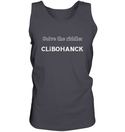 SOLVE THE RIDDLE - CLiBOHANCK - Tank-Top