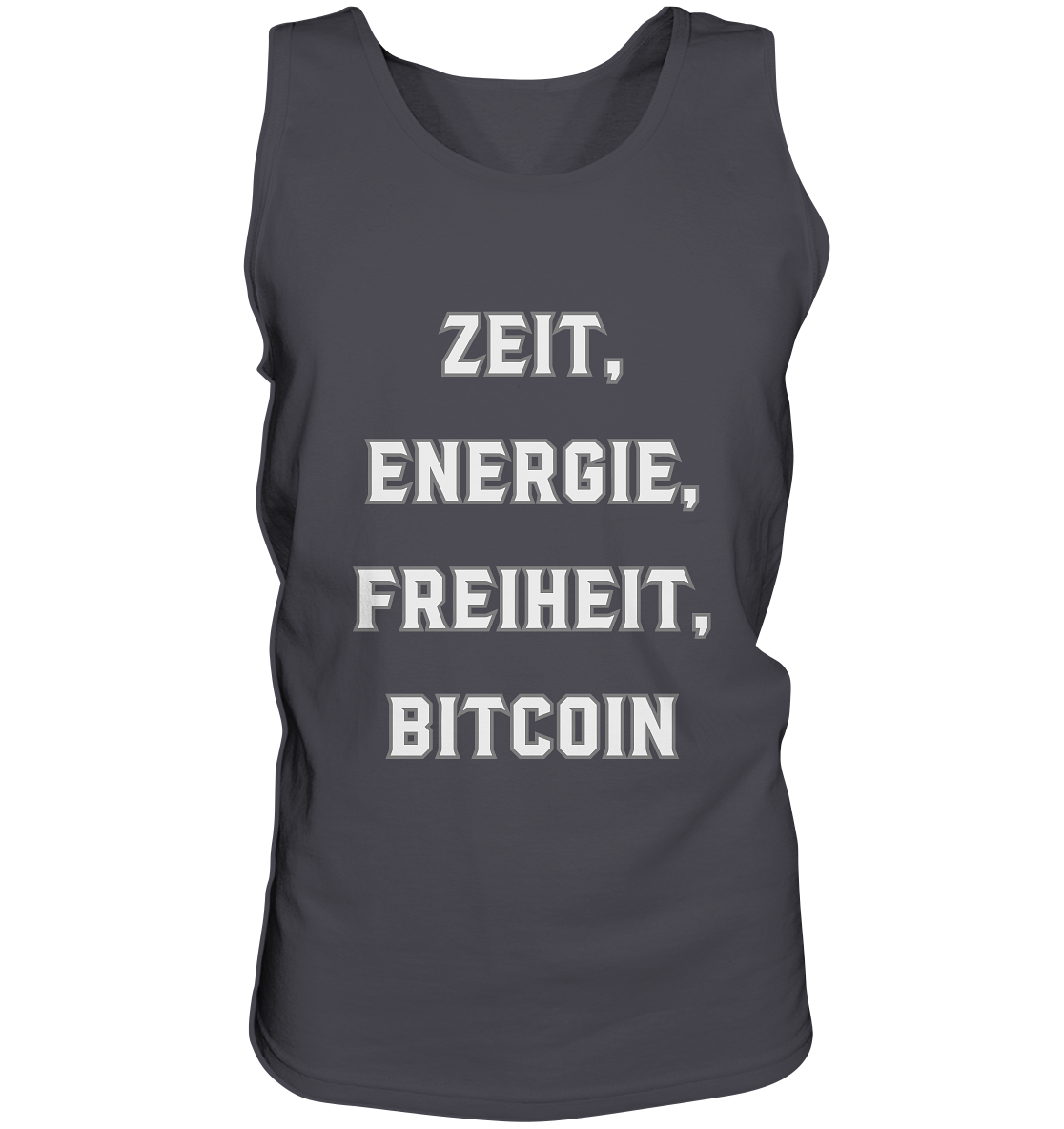 ZEIT, ENERGIE, FREIHEIT, BITCOIN - Tank-Top