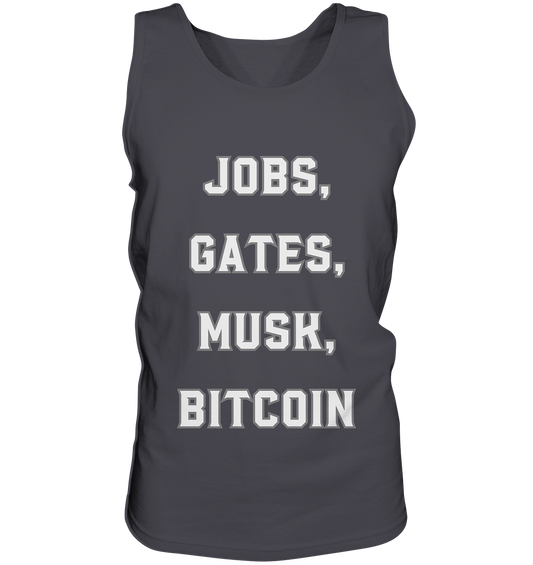 Steve Jobs, Bill Gates, Elon Musk, BITCOIN - Tank-Top