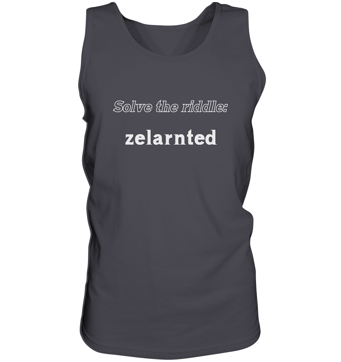 SOLVE THE RIDDLE - zelarnted - Tank-Top