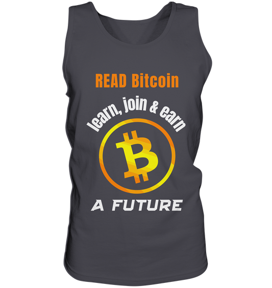 READ BITCOIN, learn & earn A FUTURE - Tank-Top