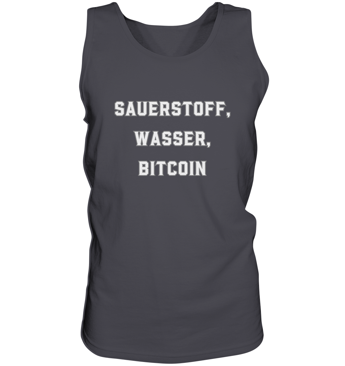 Sauerstoff, Wasser, Bitcoin - Tank-Top