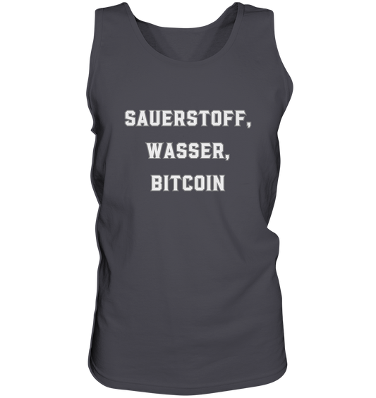 Sauerstoff, Wasser, Bitcoin - Tank-Top