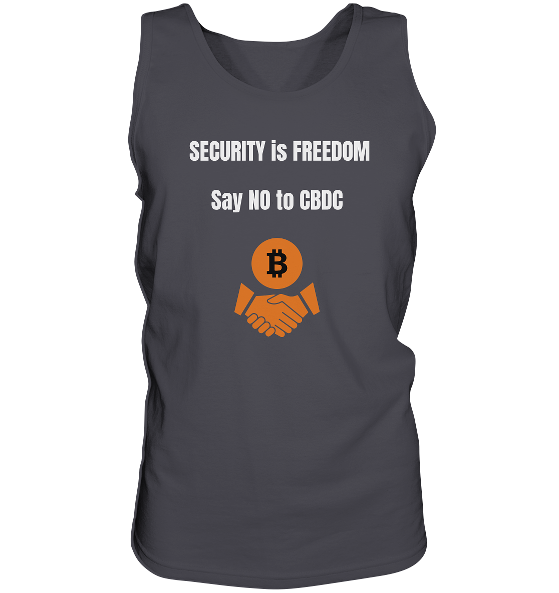 SECURITY is FREEDOM - say NO to CBDC  - Tank-Top