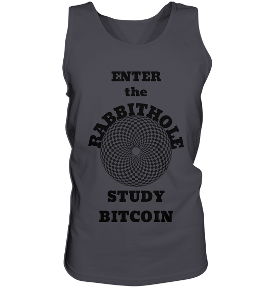 ENTER the RABBITHOLE - STUDY BITCOIN - Tank-Top