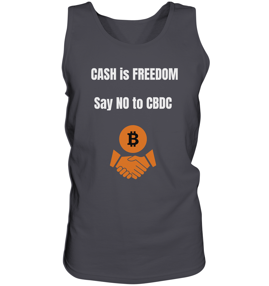 CASH is FREEDOM - say NO to CBDC - Tank-Top