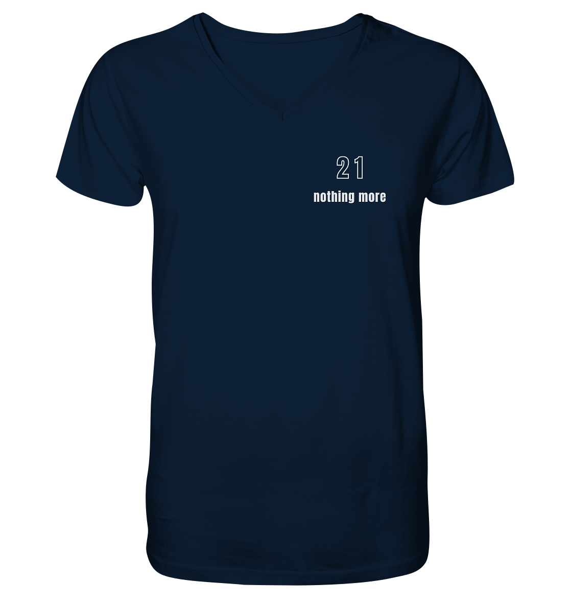 Minimalistisch - 21 nothing more - V-Neck Shirt