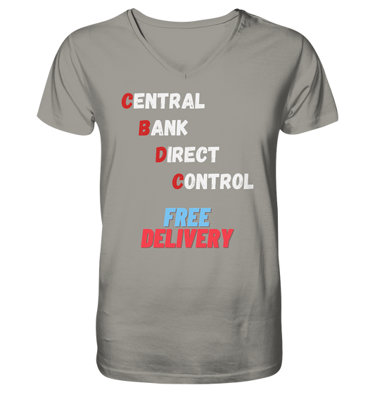 CENTRAL BANK DIRECT CONTROL - FREE DELIVERY - V-Neck Shirt