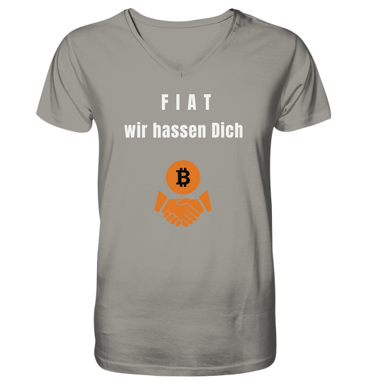 F I A T  wir  hassen  Dich - V-Neck Shirt